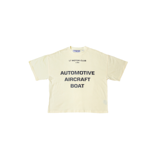 AUTOMOTIVE AIRCRAFT BOAT Oversized Boxy Tee